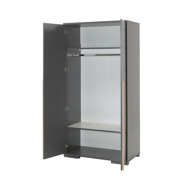 Tamno siva dječja garderoba 98x195 cm London – Vipack-image-2