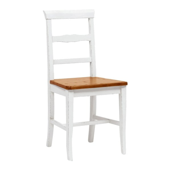 Stolica od bijele bukve sa tamnosmeđim Biscottini Addy sjedalom