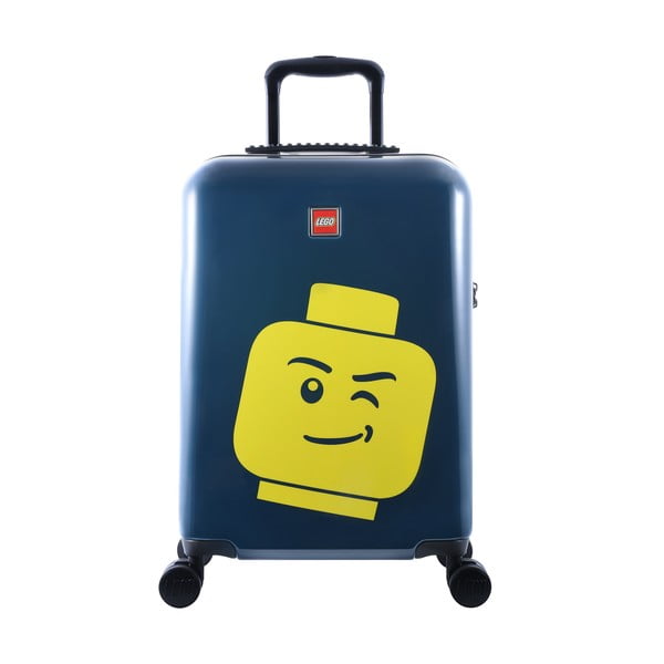 Plavi kovčeg na kotačima LEGO® Luggage Minifigure Head 20&quot;