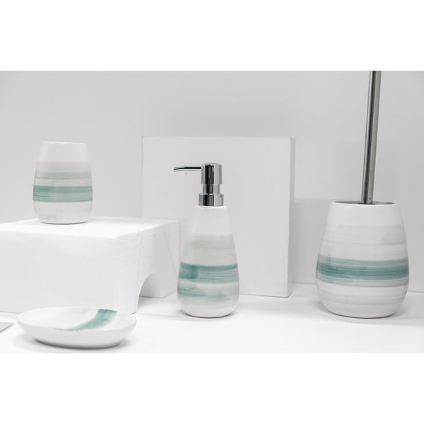 Bijela keramička čaša za četkice za zube Burgio – Wenko-image-1