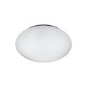 Bijela LED okrugla stropna svjetiljka Reality Putz, promjer 27 cm