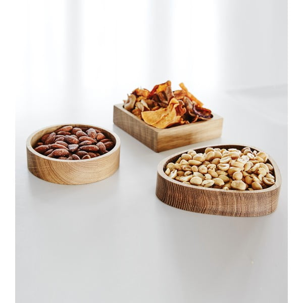 Dekorativna drvena kutija za pohranu u prirodnoj boji ø 11x3 cm Circle S – LIND DNA-image-3