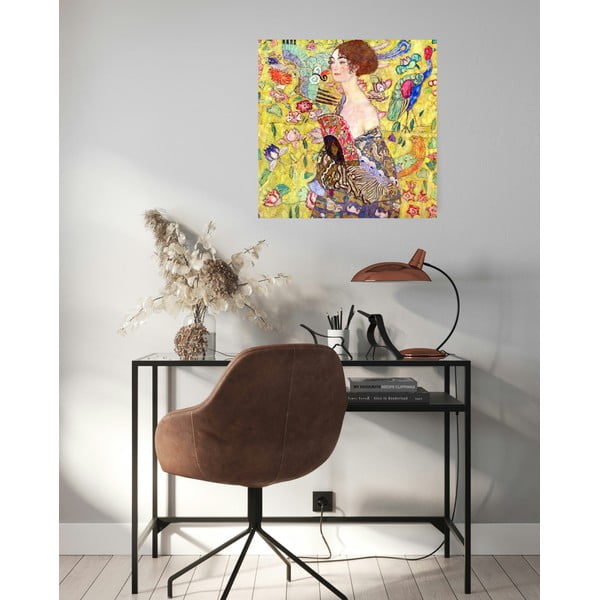 Reprodukcija slike Gustava Klimta - Lady with Fan, 60 x 60 cm-image-1