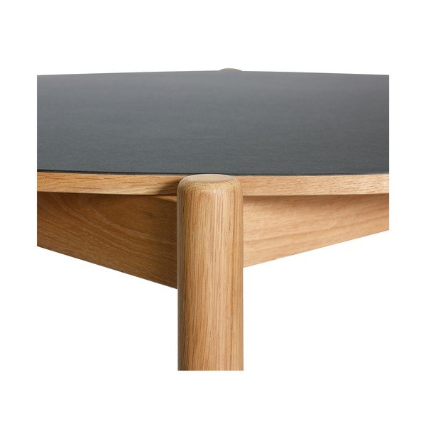 Okrugao blagovaonski stol od punog hrasta ø 115 cm Oblique – Hübsch-image-2