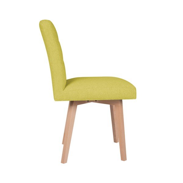 Žuta stolica za blagovanje Mazzini Sofas Tulip-image-3