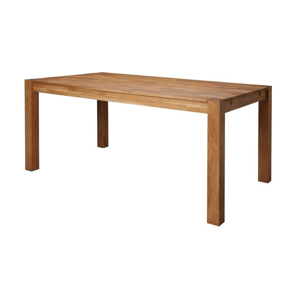 Blagovaonski stol s pločom od hrastovine Actona Turbo, 140 x 90 cm