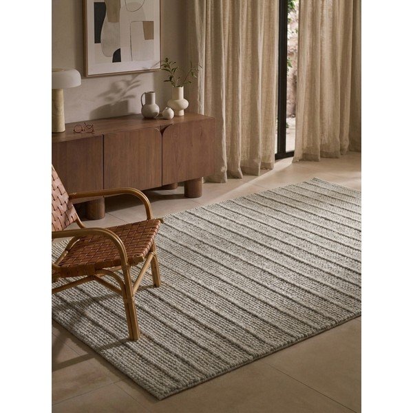 Sivi ručno rađen vunen tepih 80x150 cm Camden Parker – Ted Baker-image-1