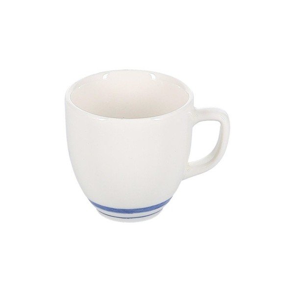 Bijela/plava porculanska šalica za cappuccino 200 ml Azul – BonBistro