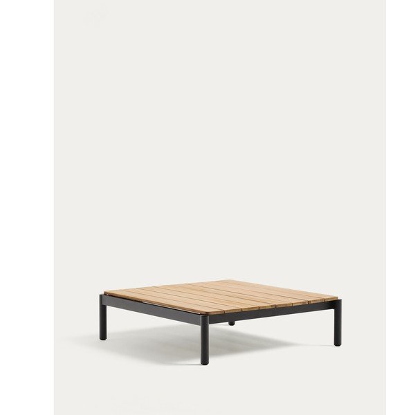 Vrtni stolić za kavu od masivne tikovine 89x91 cm Sorells – Kave Home-image-2