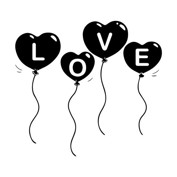 Naljepnica Ambiance Baloon Love-image-2