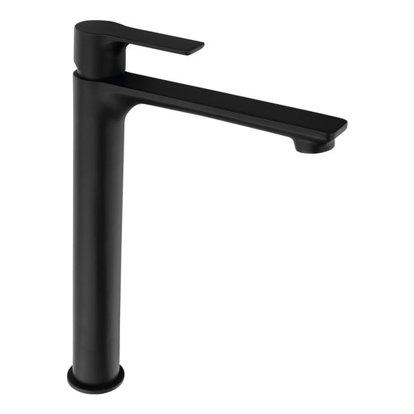 Mat crna stojeća slavina za umivaonik Pax – Sapho