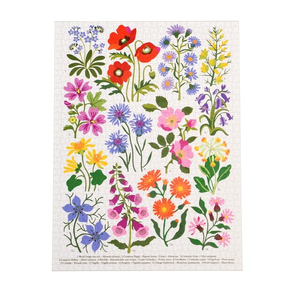 Puzzle (broj komada 1000 kom) Wild Flowers – Rex London-image-3