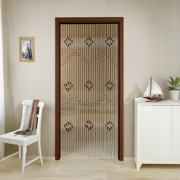 Zavjesa za vrata od bambusa u prirodnoj boji 90x200 cm – Maximex-image-1