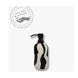 Crno-bijeli keramički dozator za sapun 200 ml Icon - Mette Ditmer Denmark