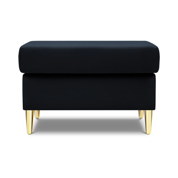 Tamno plavi baršunast tabure Kyoto – Cosmopolitan Design