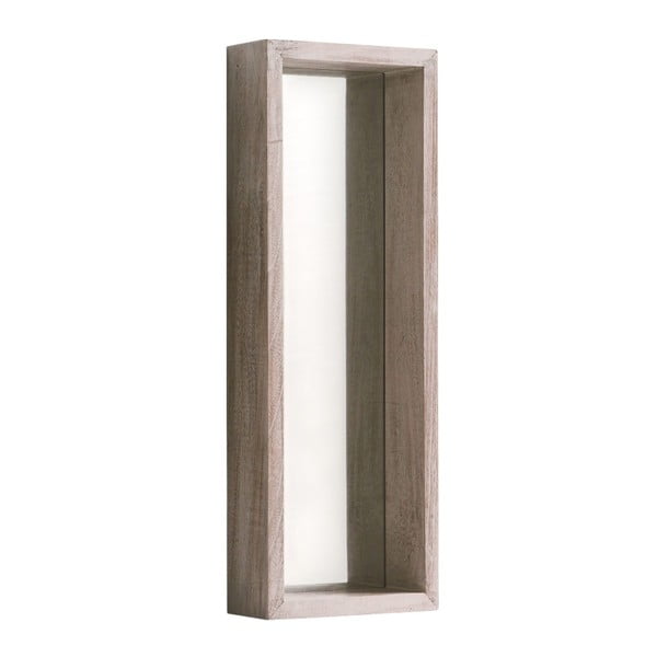Zidno ogledalo od drveta paulovnije Geese Pure, 62 x 22 cm
