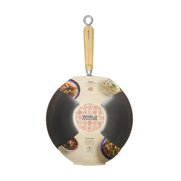 Non-stick wok tava Kitchen Craft ⌀ 30 cm-image-4