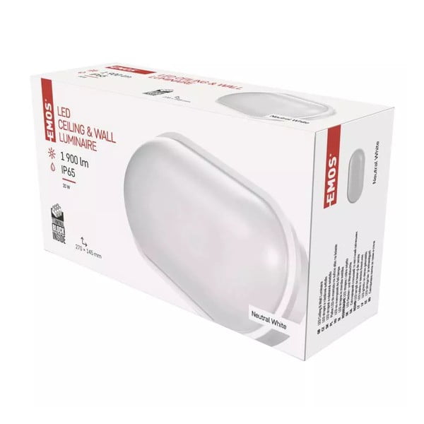 Bijela LED stropna svjetiljka 14.5x27 cm Qari – EMOS-image-1