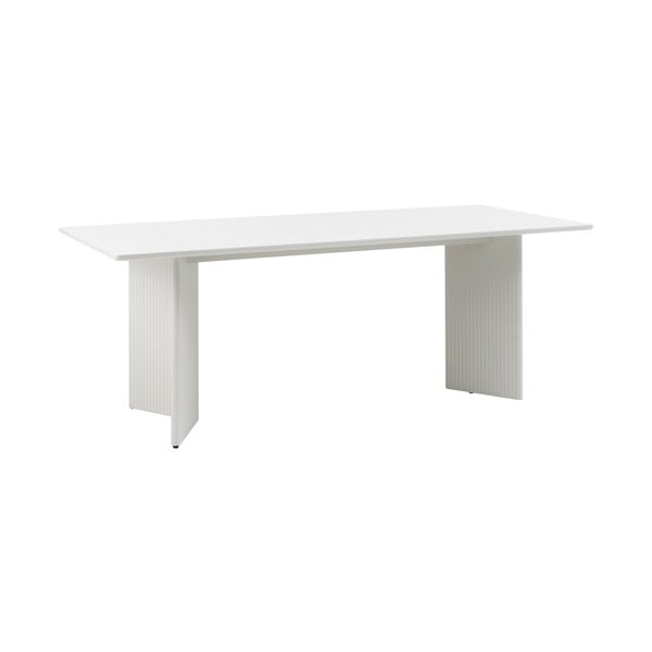 Svijetlo sivi blagovaonski stol 90x200 cm Palma – Unique Furniture