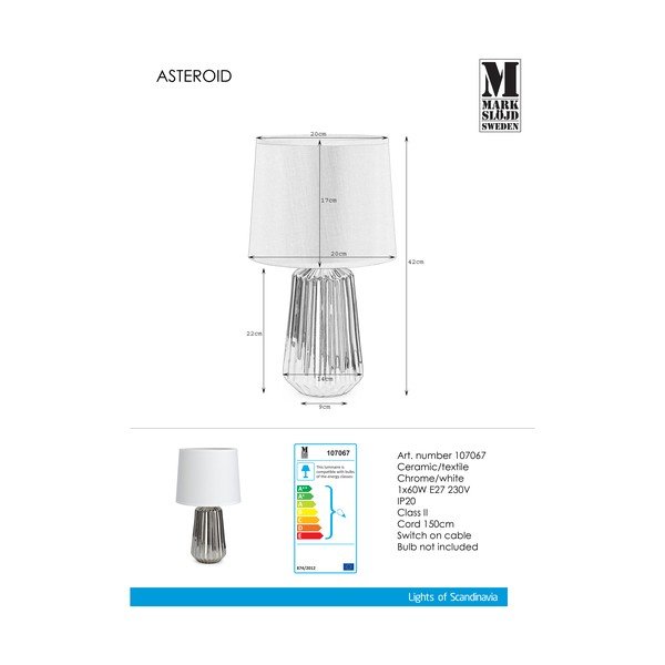 Markslöjd Asteroid stolna lampa-image-1