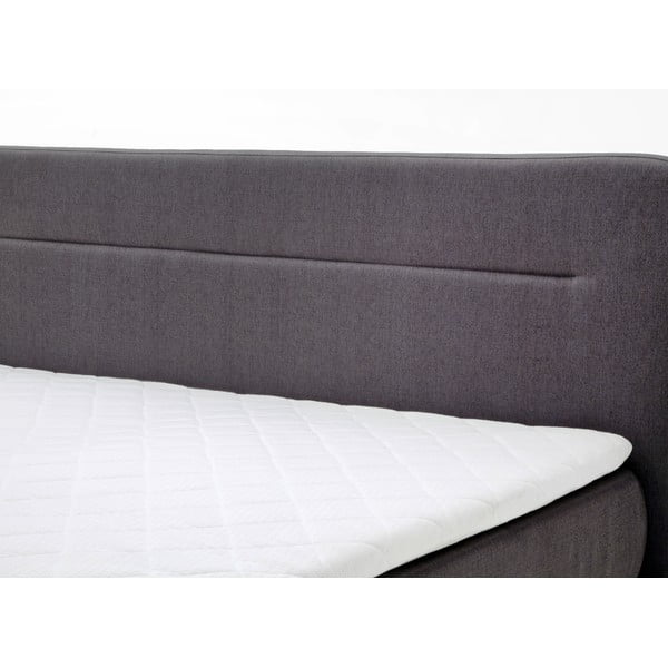 Antracitno sivi boxspring krevet 180x200 cm Massello – Meise Möbel-image-3