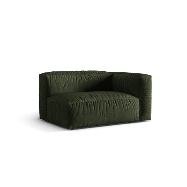 Zelena baršunasti modularna sjedeća garnitura (s desnim kutom) Martina – Micadoni -image-1