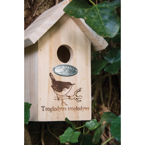 Esschert Design Troglodytes kućica za ptice od punog bora-image-1