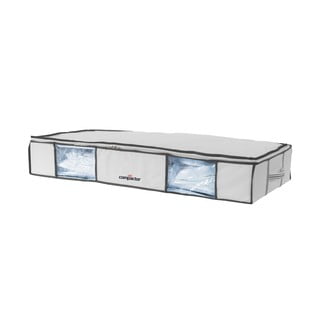 Set od 2 bijele vakuumske kutije za pohranu ispod kreveta Compactor XLarge Underbed Life, 105 x 15,5 cm