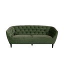 Zelena baršunasta sofa Actona Ria, 191 cm