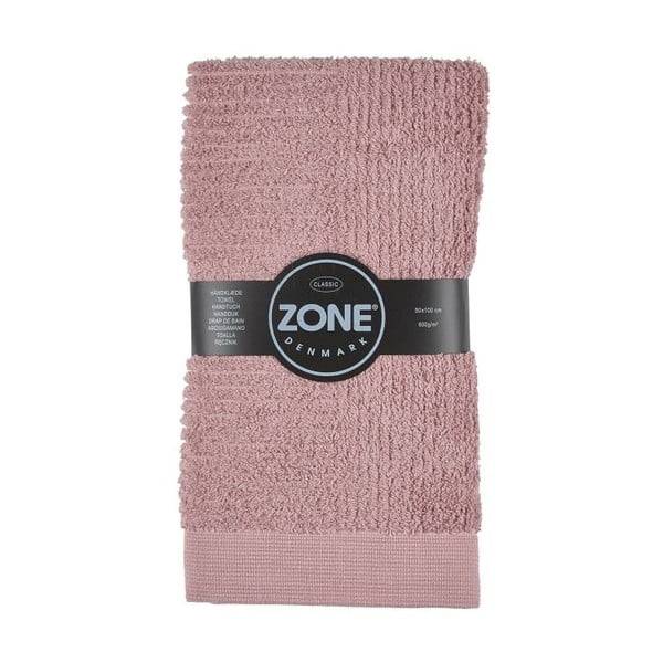 Ružičasti ručnik Zone Classic 50 x 100 cm