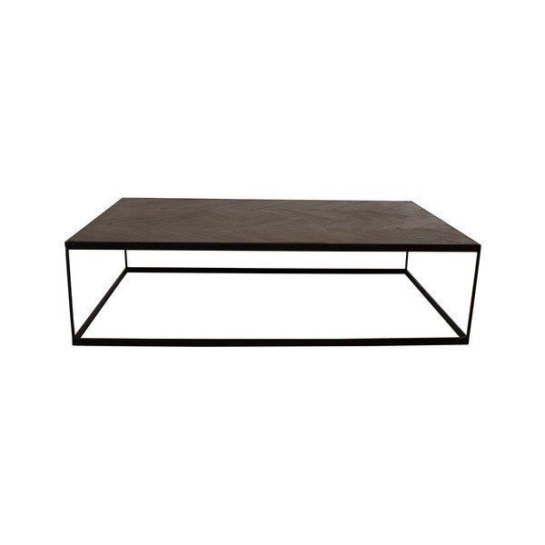 Stol za kavu s pločom od recikliranog drveta Canett Damo, dužine 150 cm-image-1