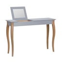 Sivi toaletni stolić sa zrcalom Ragaba Dressing Table, dužine 105 cm
