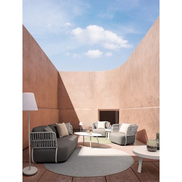 Bijela LED stojeća svjetiljka s daljinskim upravljačem/sa zvučnikom (visina 150 cm) Solar – Bizzotto-image-3