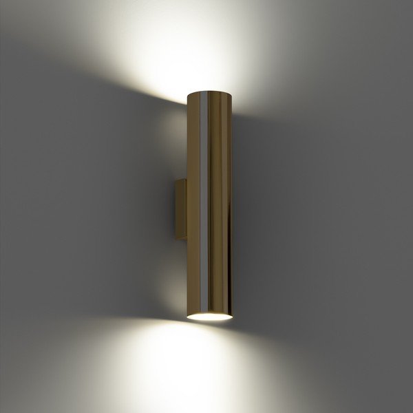 Metalna zidna lampa u zlatnoj boji ø 6 cm Castro – Sollux-image-3