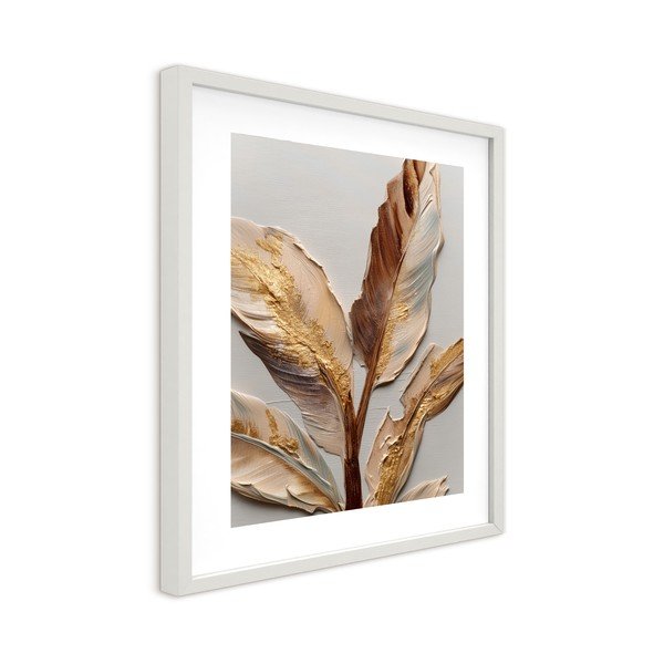 Tiskana slika s okvirom 40x50 cm Golden Strelitzia – Styler-image-4