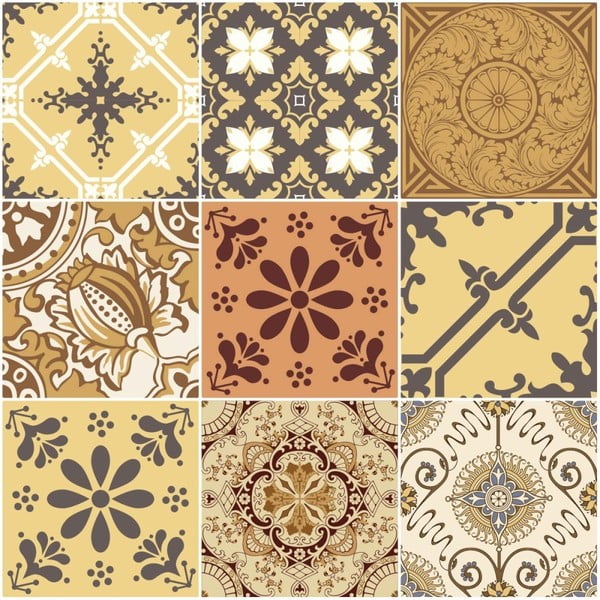 Set od 9 naljepnica Ambiance Cottage, 10 x 10 cm-image-1