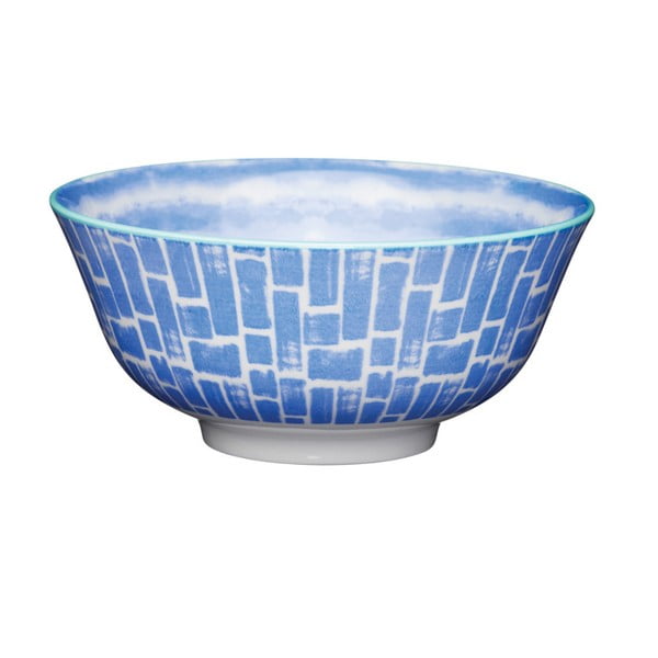 Plava zemljana zdjela Kitchen Craft Watercolor, ⌀ 15,5 cm