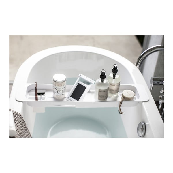 Bijela podesiva polica za kadu YAMAZAKI Tower-image-1