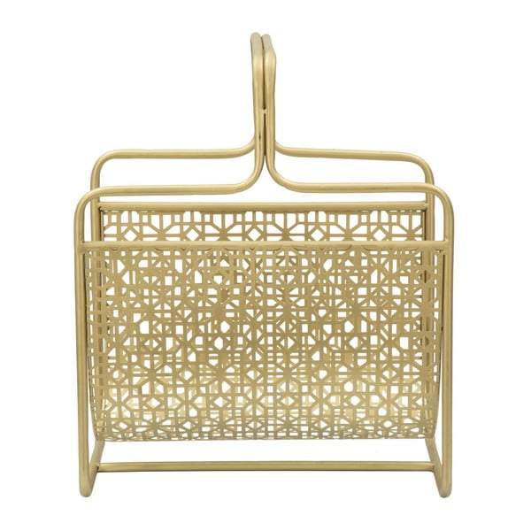 Metalni stalak za časopise u zlatnoj boji Mauro Ferretti Trivola-image-4