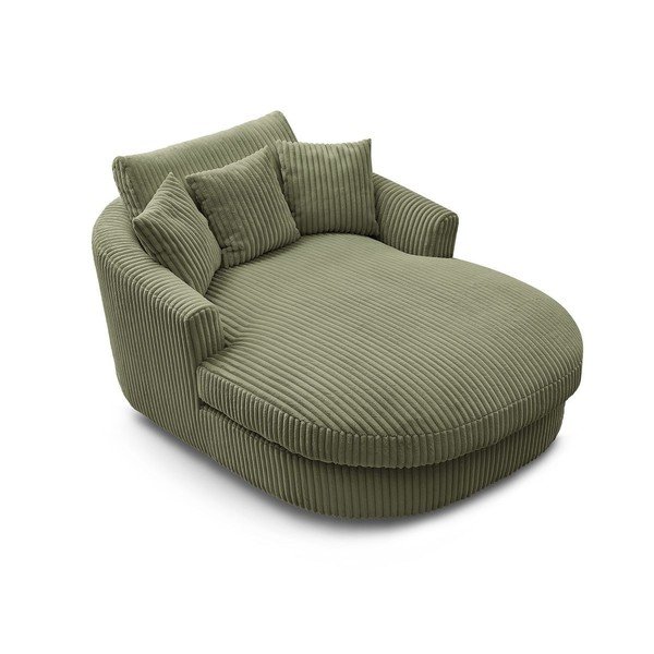 Zelena fotelja od samta Belem – Bobochic Paris-image-4