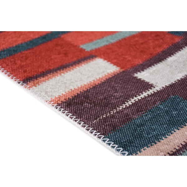 Crveni periv tepih 160x230 cm Blocks of Fun – Vitaus-image-2