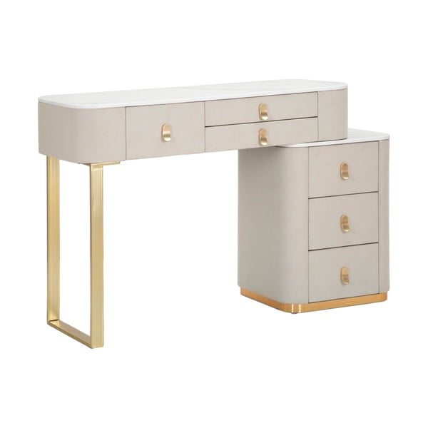 Bež/u zlatnoj boji pomoćni stol 40x120 cm Beauty – Mauro Ferretti
