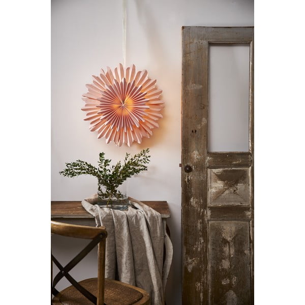 Ružičasti božićni svjetleći ukras ø 50 cm Crystal - Star Trading-image-4