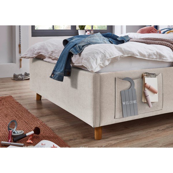 Bež dječji krevet s prostorom za odlaganje s podnicom 140x200 cm Cosy – Meise Möbel-image-4
