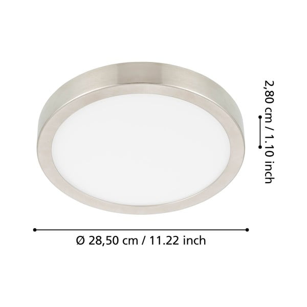 Siva LED stropna svjetiljka FUEVA 5 – EGLO-image-2