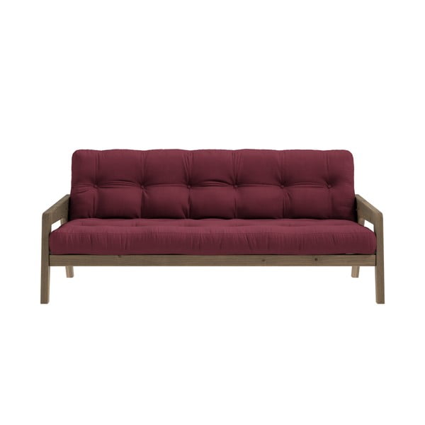 Crveni kauč na razvlačenje 204 cm Grab - Karup Design