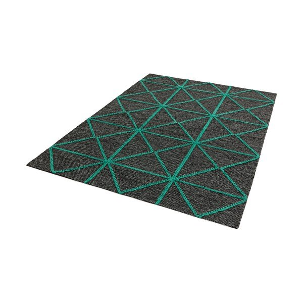 Crno-zeleni tepih Asiatic Carpets Prism, 120 x 170 cm-image-2