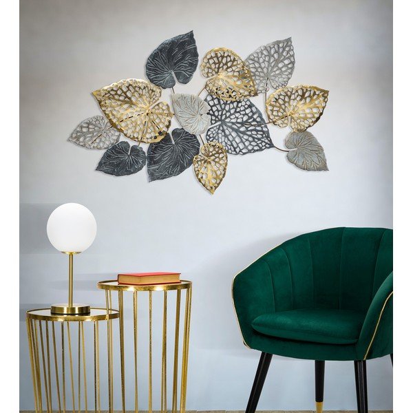Metalni viseći ukras s uzorkom lišća Mauro Ferretti Ory -C-, 110 x 66 cm-image-1