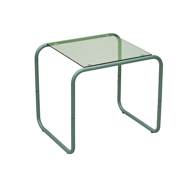 Pomoćni stol sa staklenom pločom stola 40x50 cm Ventana – Leitmotiv