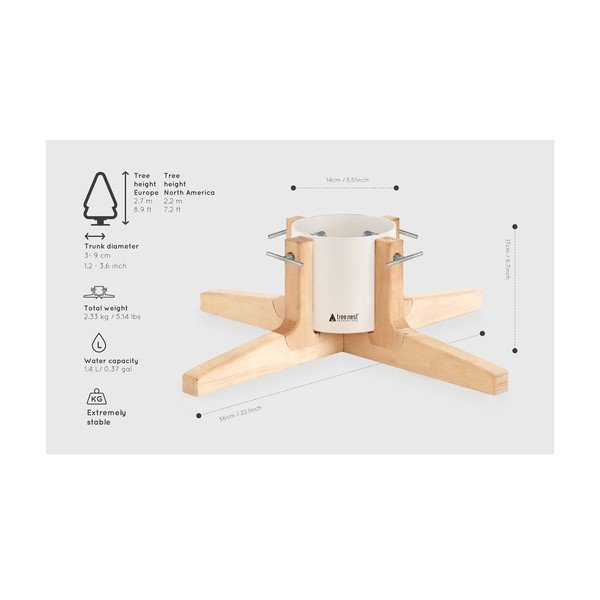 Stalak za božićno drvce Tree Nest Rustic-image-2
